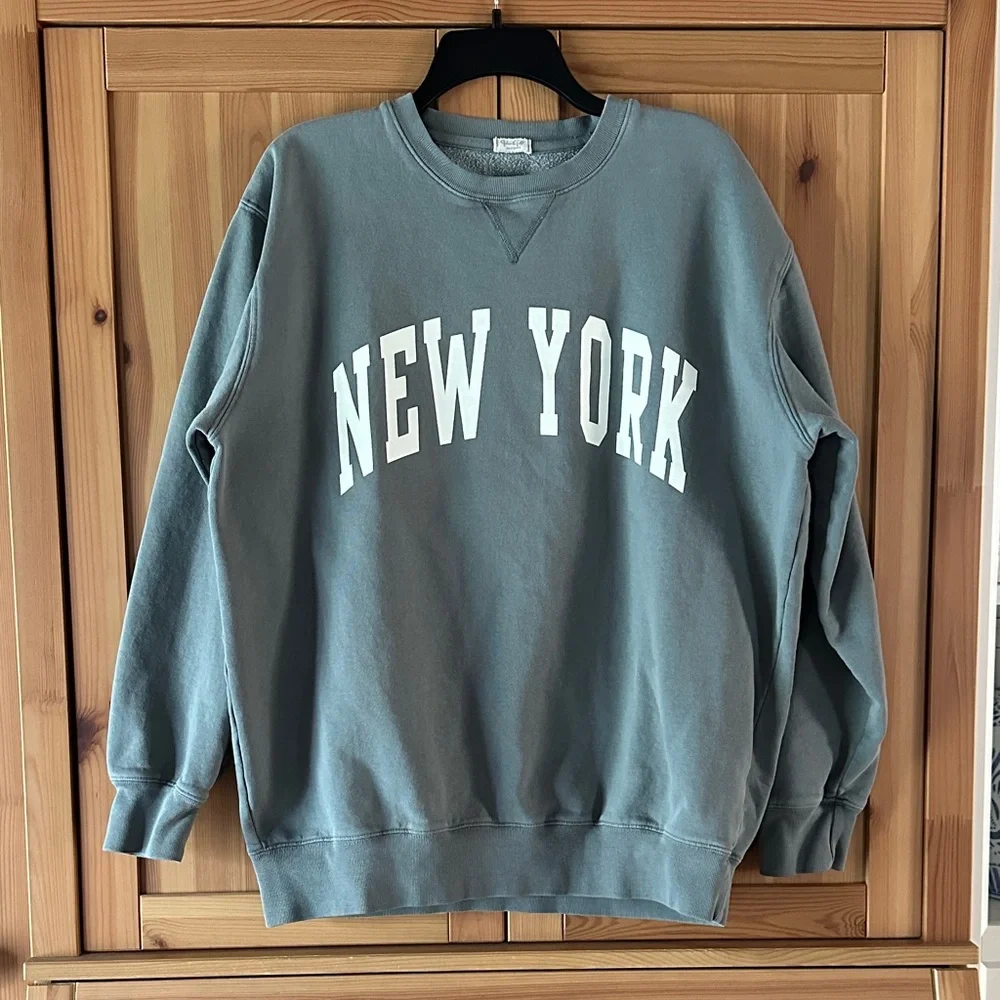 New York John Galt Crew Sweatshirt - Picture 1 of 4